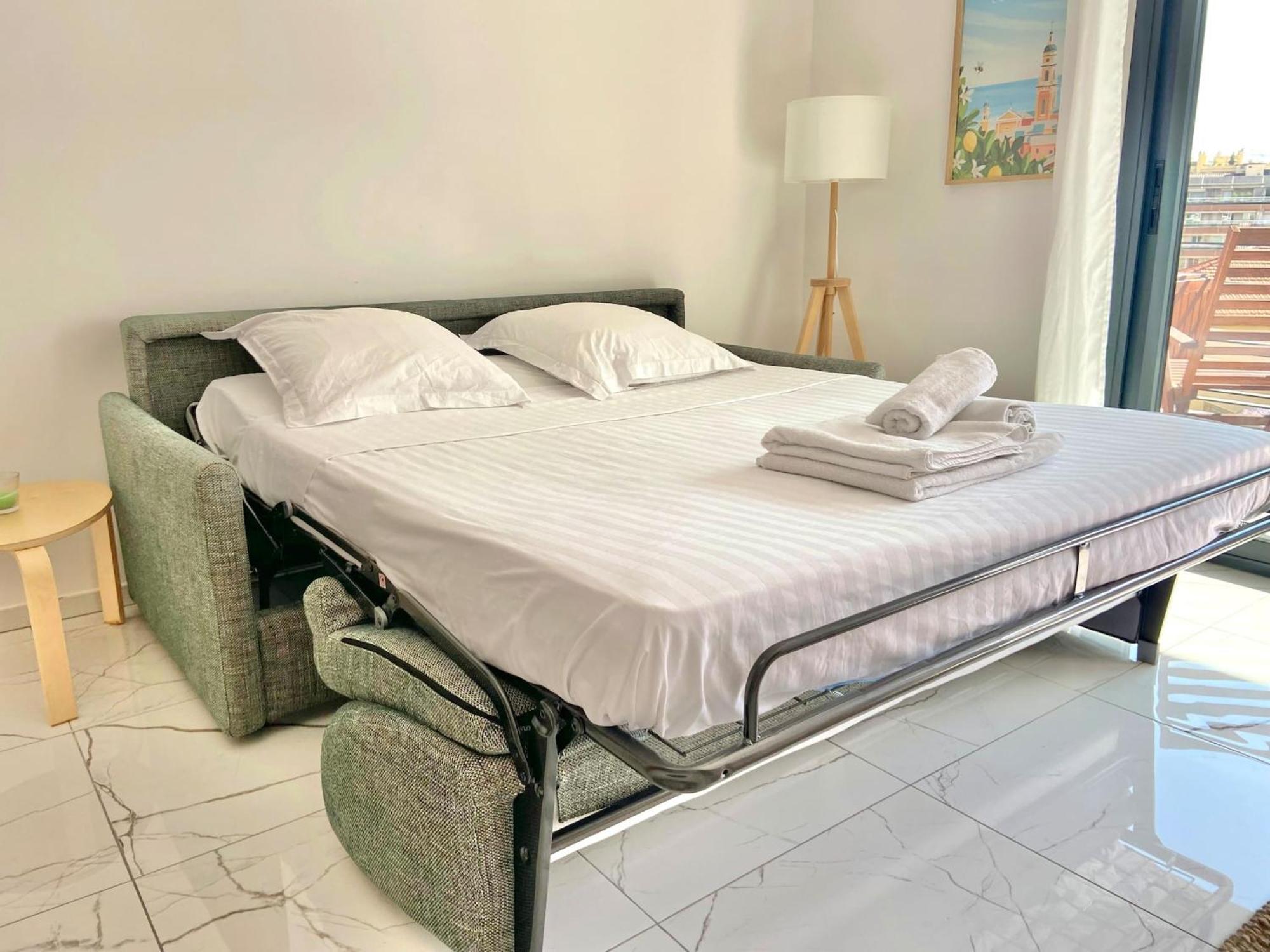 'Cap Riviera' Proche Gare Et Centre Appartement Menton Buitenkant foto